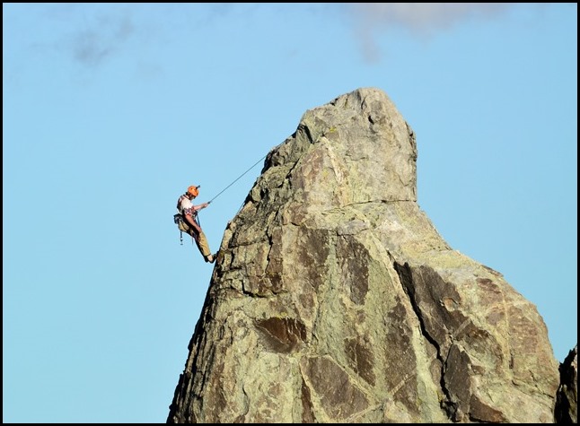 rock climbing