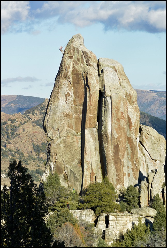 rock climbing